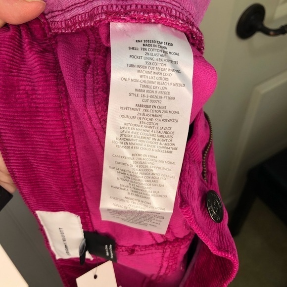 Current Elliott High Waist Stiletto Corduroy Pant - Picture 13 of 13